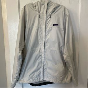 Patagonia Women's Torrentshell 3L Jacket Birch White XL Rain Jacket